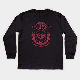 Digimon Crest of Love - Birdramon - Sora Kids Long Sleeve T-Shirt